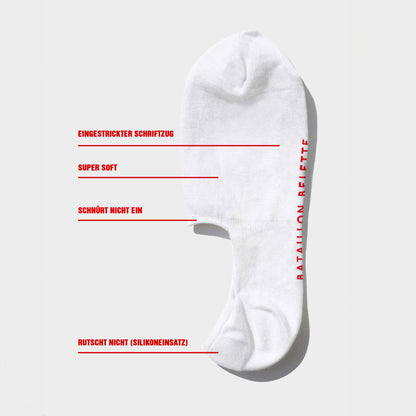 Chaussettes blanches premium faibles 2 pack