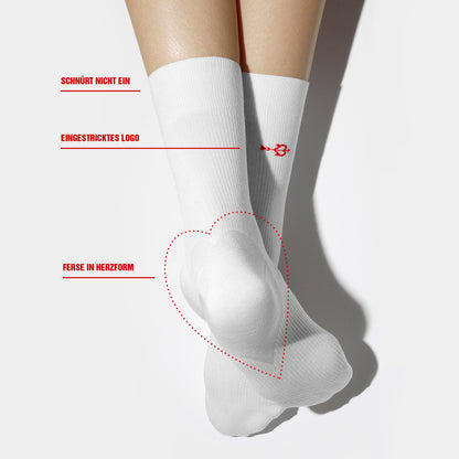 Chaussettes blanches premium